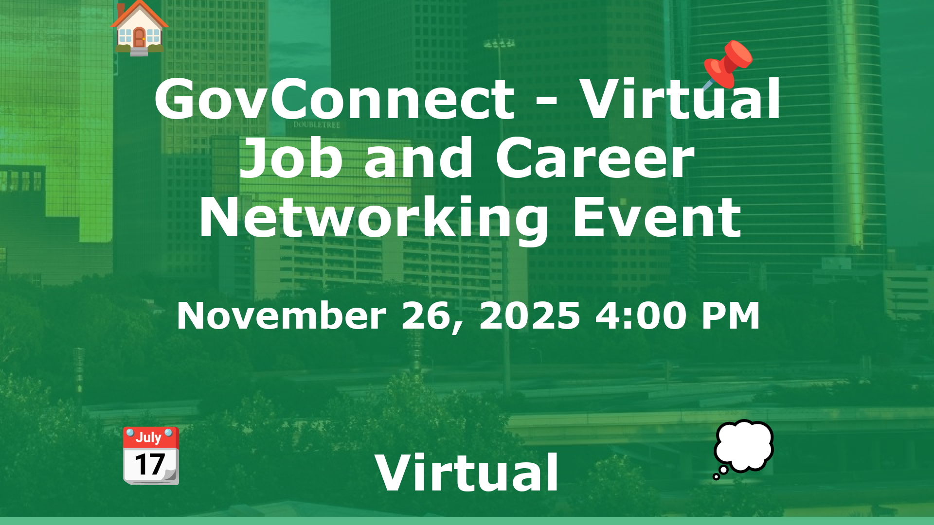 GovConnect - Virtual Job and Career Networking Event event image